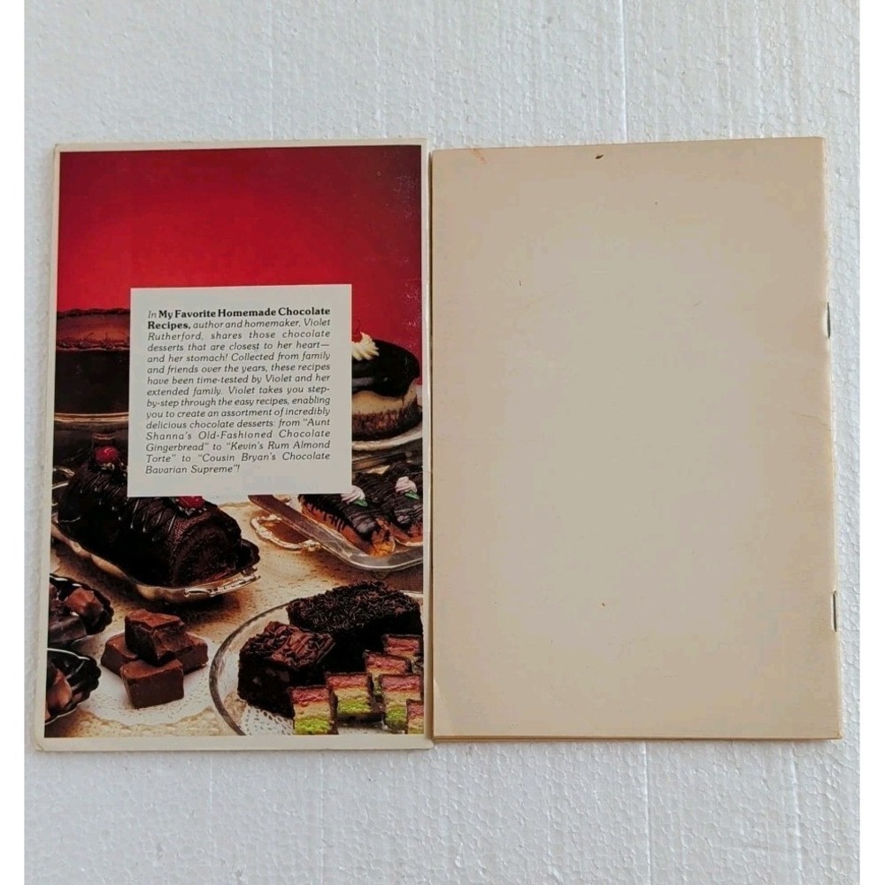 Vintage 1970s-80s Cookbooks Chocolate Recipes And Cooking With‎ Herbs Part Color - Picture 2 of 5